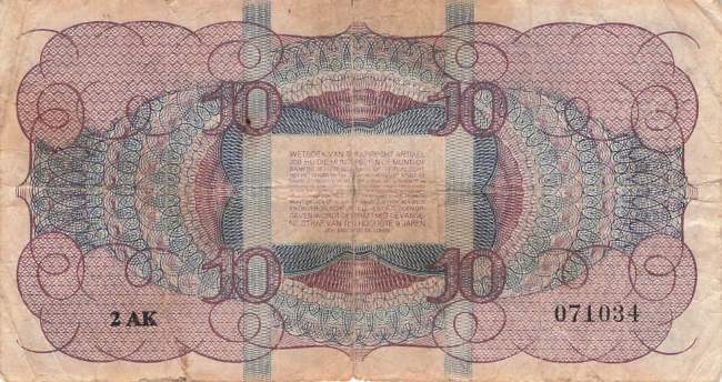 10 Gulden p74 7.4.1945